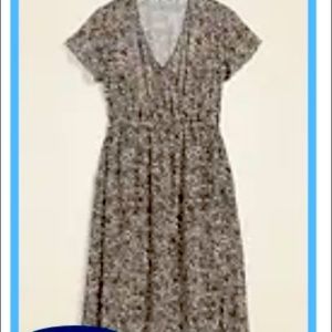 Old Navy Plus Size Leopard Wrap Dress